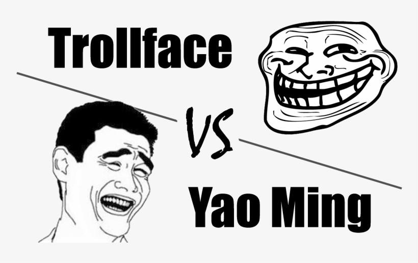 Yao Ming vs Trollface